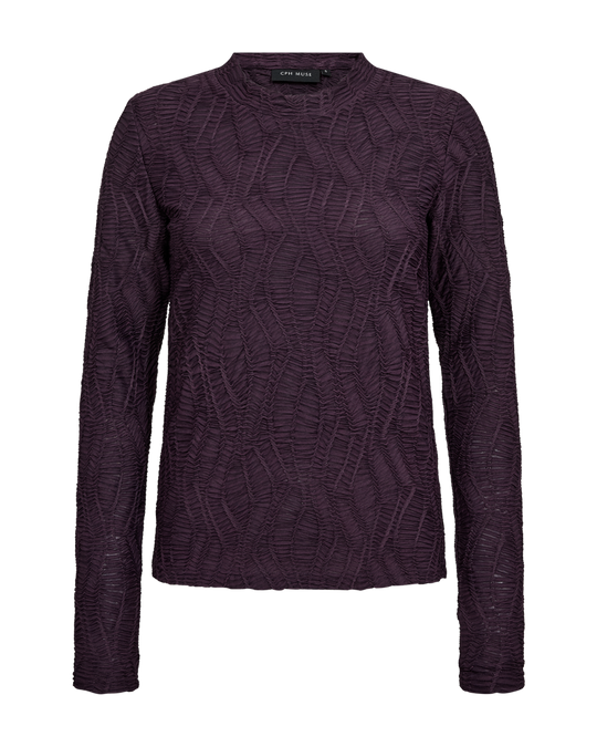 CMJERI - BLUSE I BRUN
