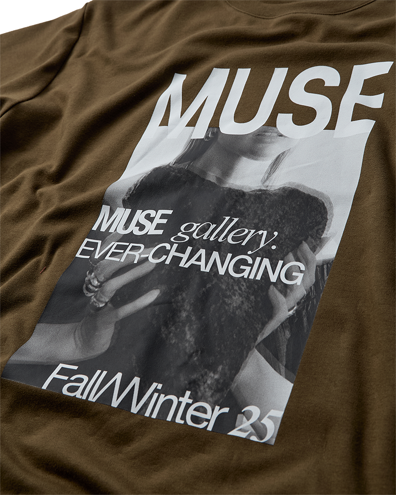 CMMUSE - OVERSIZED T-SHIRT MED PRINT I GRØN