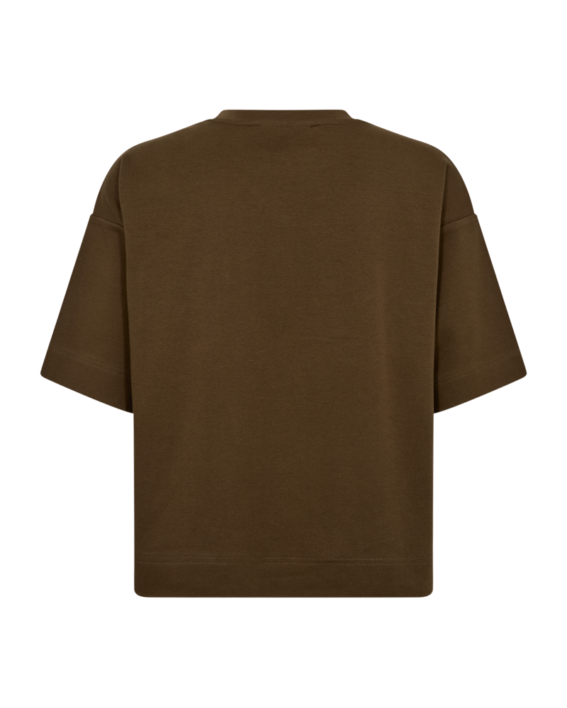 CMMUSE - OVERSIZED T-SHIRT MED PRINT I GRØN
