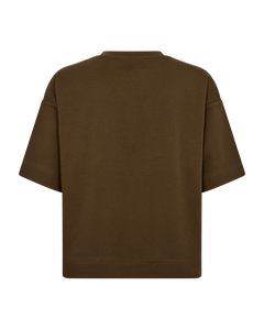 CMMUSE - OVERSIZED T-SHIRT MED PRINT I GRØN