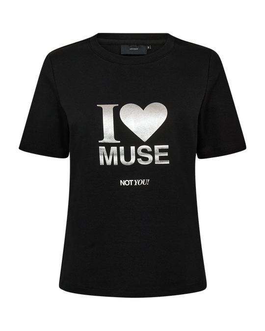 CMMUSE - T-SHIRT I SORT