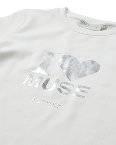CMMUSE - T-SHIRT I RÅHVID