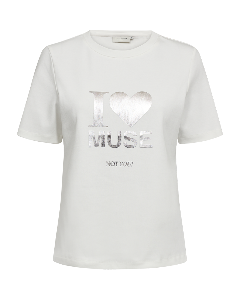 CMMUSE - T-SHIRT I RÅHVID
