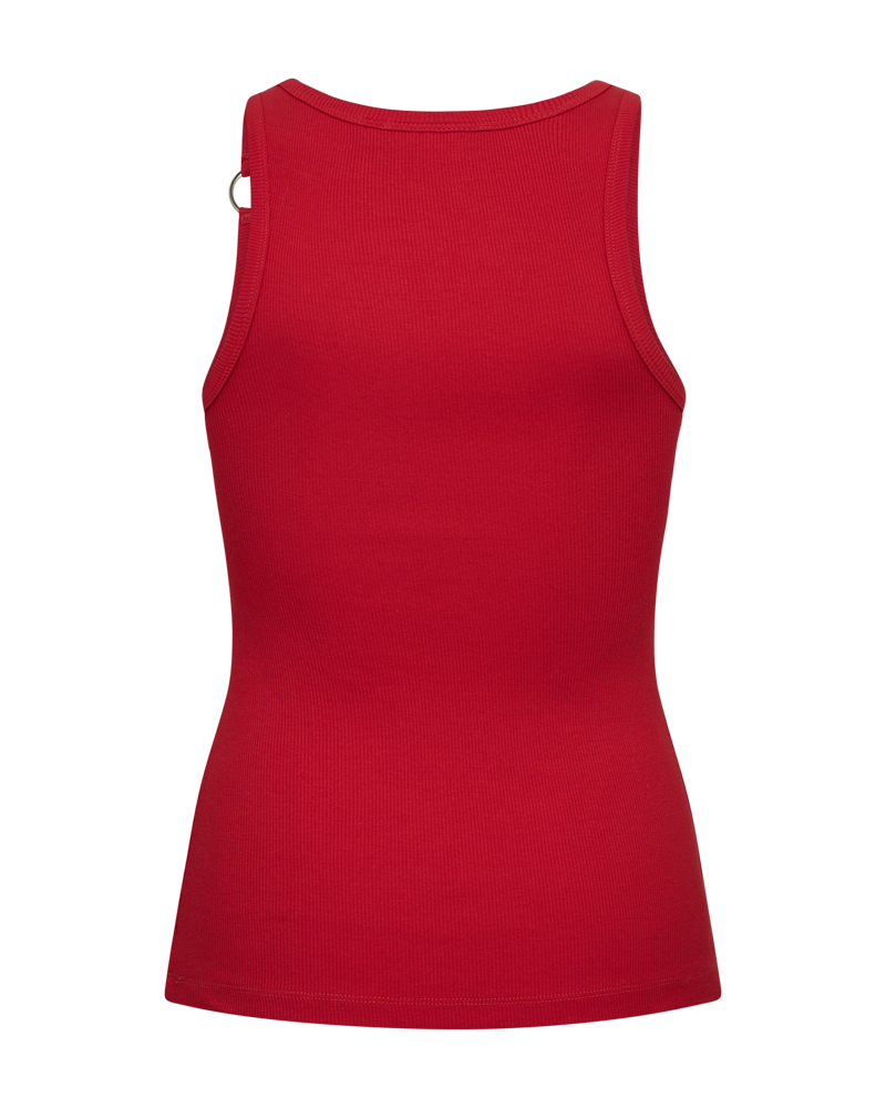 CMSIV - TOP MED SMYKKEDETALJE I RØD