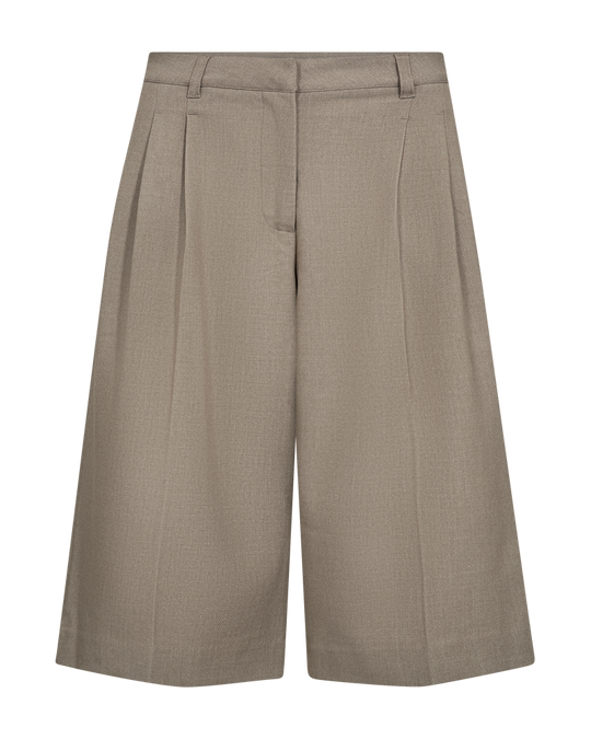 CMTAILOR - HØJTALJEDE SHORTS I SAND