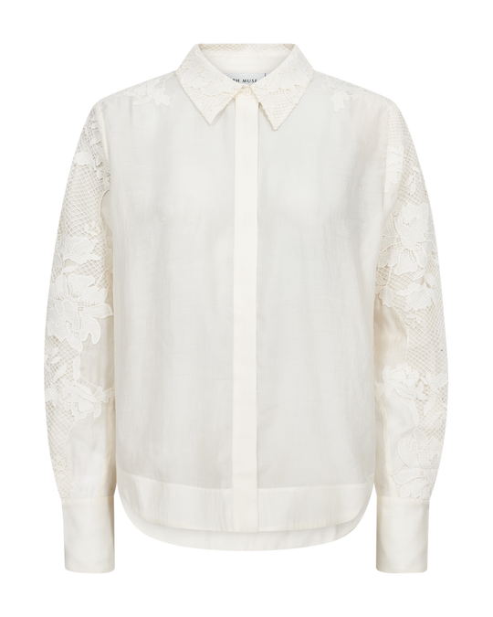 CMMOLLY - SKJORTE I RÅHVID