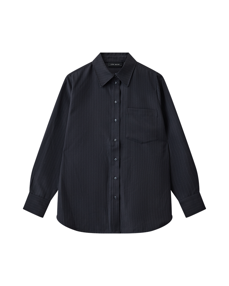 CMSTINA - SKJORTE I BLÅ