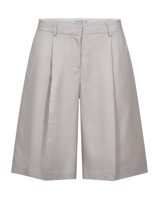 CMTENNA - HØJTALJEDE SHORTS I GRÅ