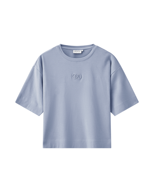 CMMUSE - OVERSIZE T-SHIRT I BLÅ