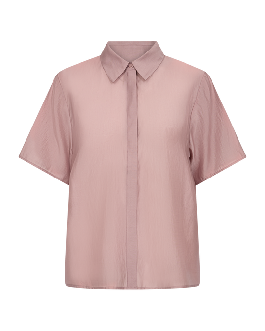 CMMOLLY - SKJORTE MED BLONDER I ROSA