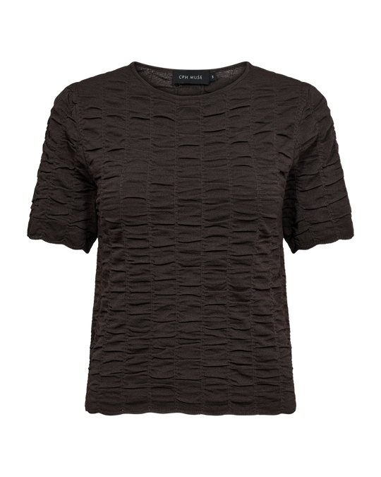 CMNATACHA - PULLOVER I BRUN