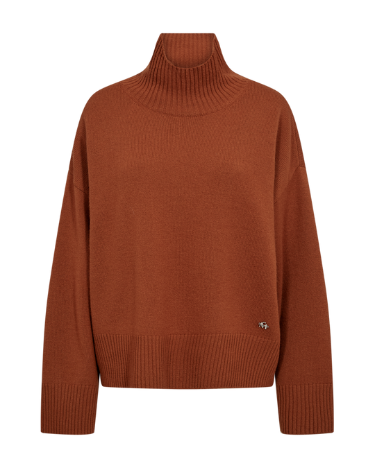 CMSIENNA - STRIK PULLOVER I ORANGE