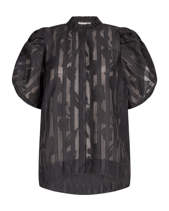 CMMILJA - SKJORTE MED PUFÆRMER